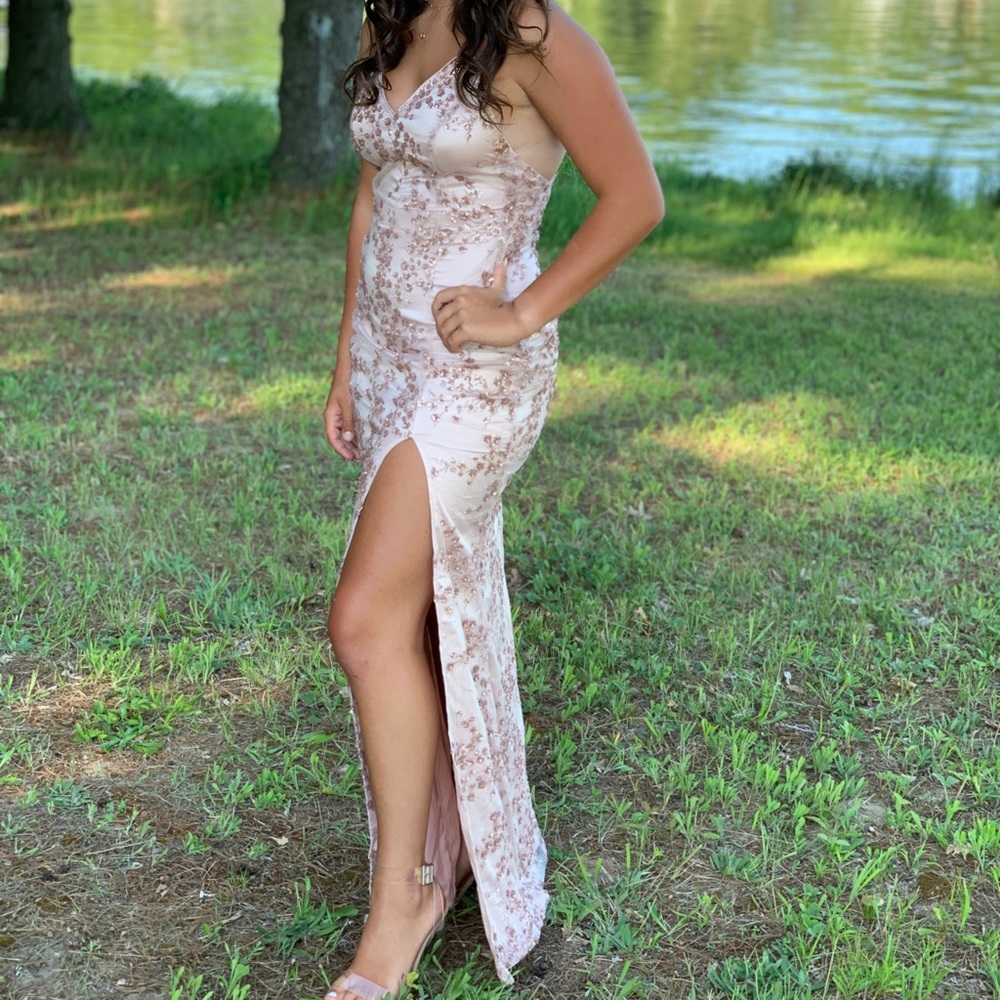 Rose Gold Prom dress